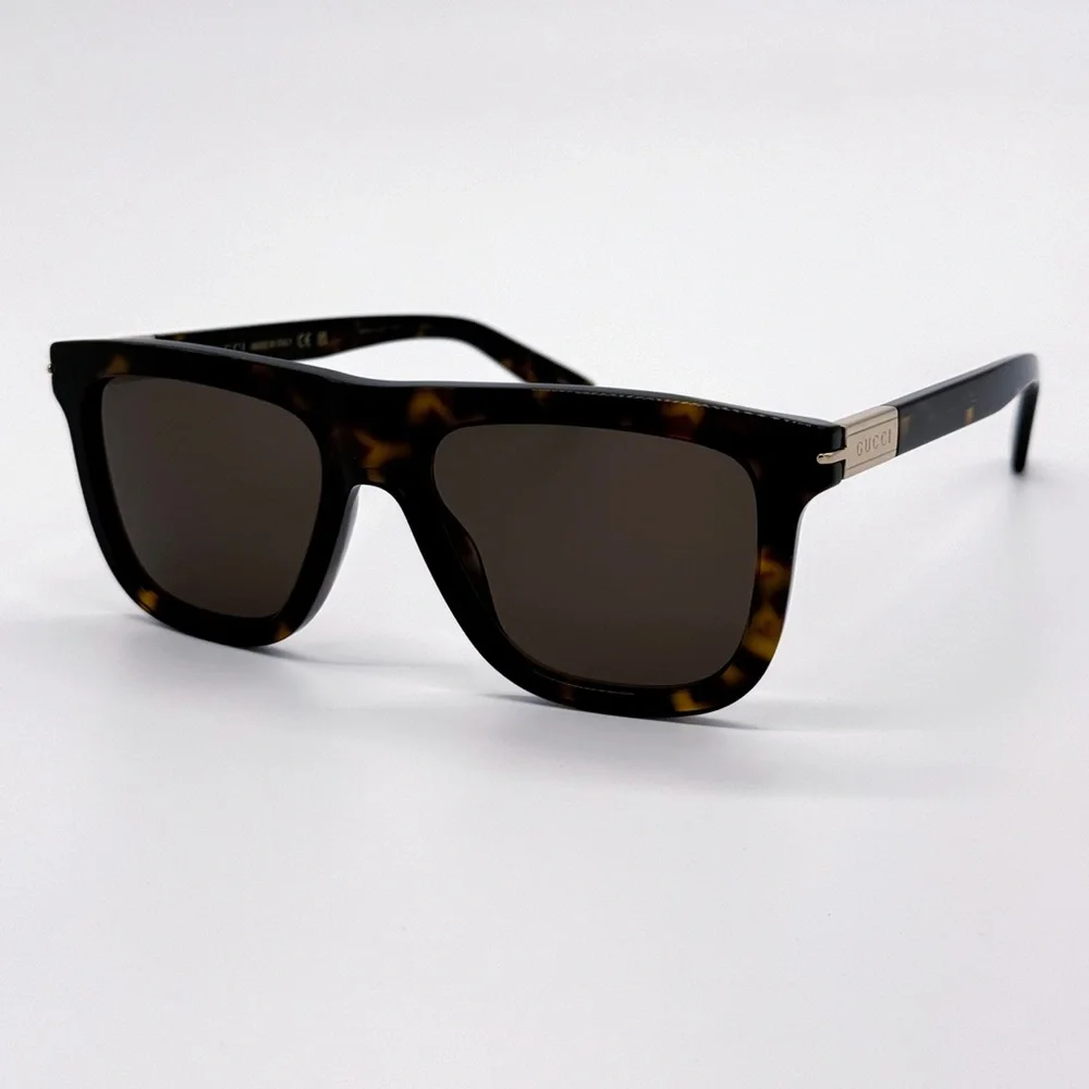 NEW GUCCI GG1502S 002 HAVANA BROWN UNISEX SQUARE SUNGLASSES GUCCI
